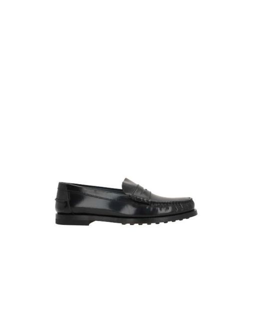 Tod's Black Loafers