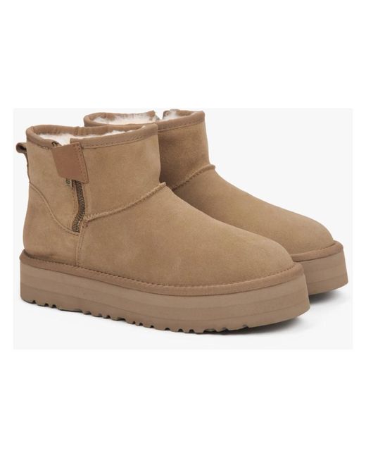 ESTRO Brown Winter Boots
