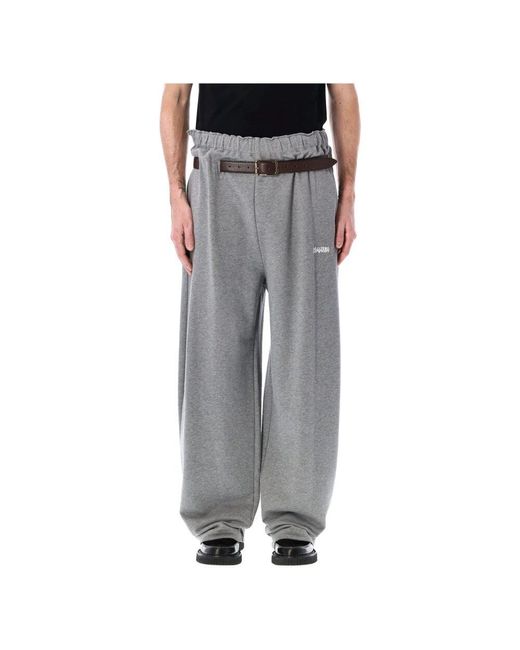 Magliano Graue Melange Trackpants Mit Weitem Bein in Gray für Herren