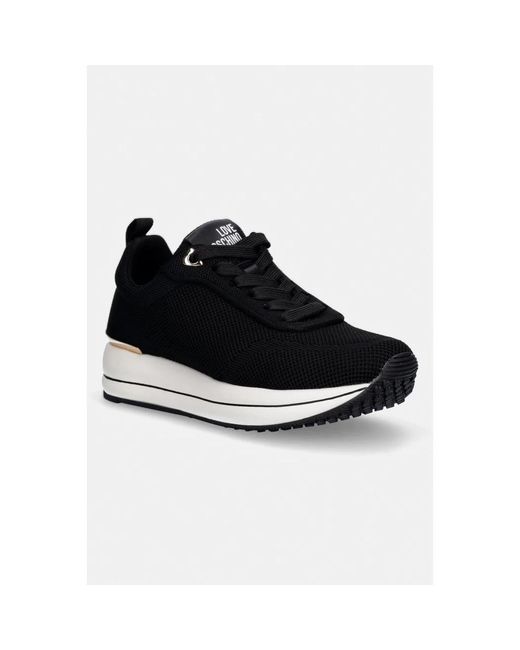 Sneakers di Love Moschino in Black