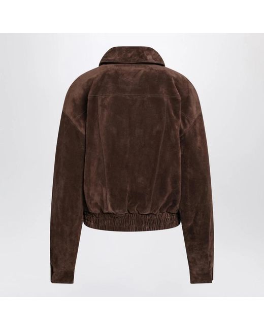 Bomber Jackets Saint Laurent de color Brown