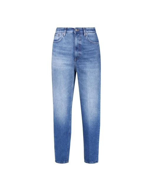 Dondup Blue Loose-Fit Jeans