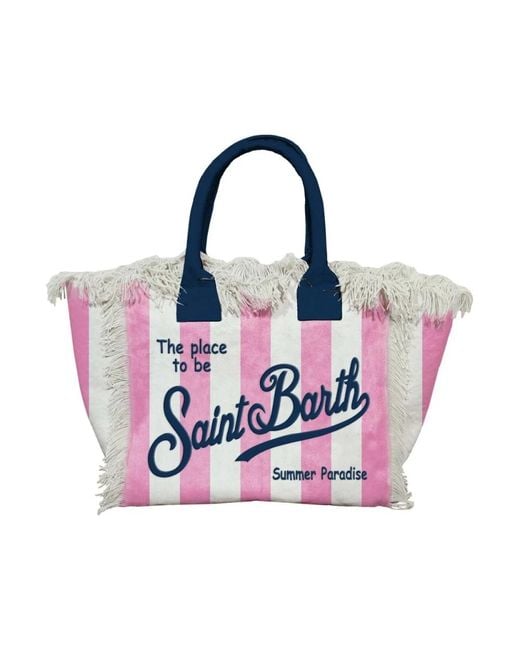 Mc2 Saint Barth Blue Tote Bags