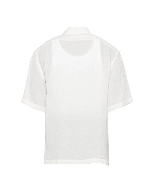 Barena White Short Sleeve Shirts for men