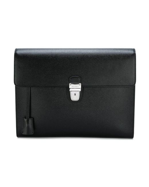 Dolce & Gabbana Black Laptop Bags & Cases for men