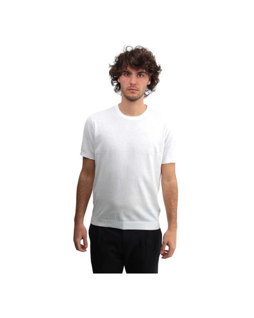 Kangra Weißes rundhals-t-shirt in White für Herren