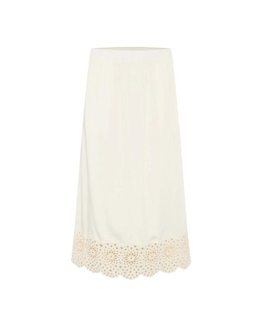 Midi skirts Part Two de color White