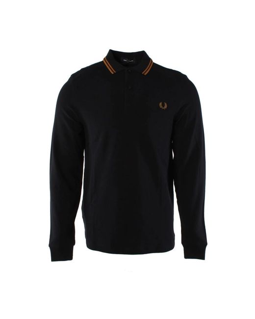 Fred Perry Black Polo Shirts for men