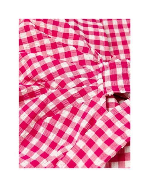 Ganni Pink Wrap Dresses