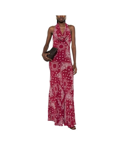 VENUJA Red Maxi Dresses
