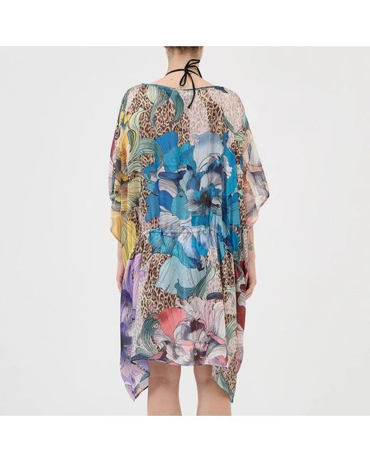 Just Cavalli Blue Ponchos