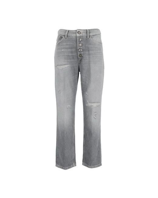 Dondup Pantalone Koons Bot Gioie in het Gray