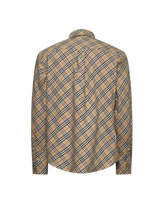 Burberry Gray Casual Shirts for men