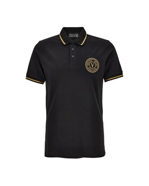 Versace Jeans Couture T-Shirts Und Polos Schwarz in Black für Herren