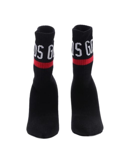 Gcds Black Heeled Boots