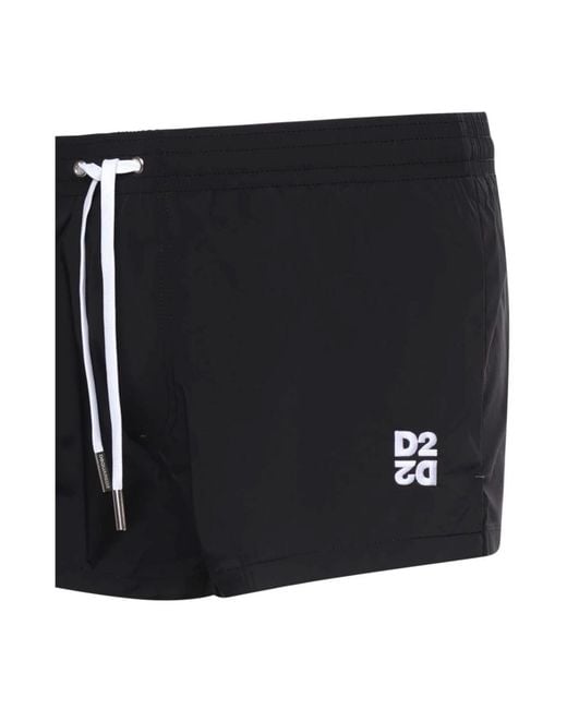 DSquared² Black Beachwear for men