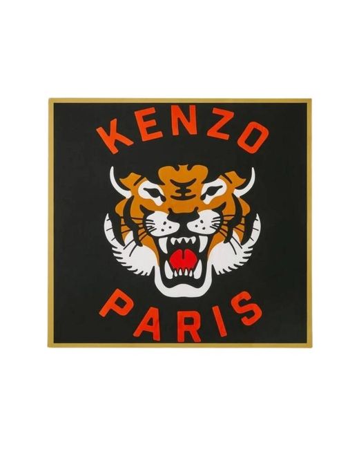KENZO Black Stilvolles Einstecktuch