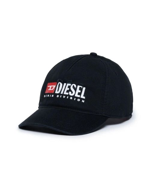 DIESEL Blue Caps for men