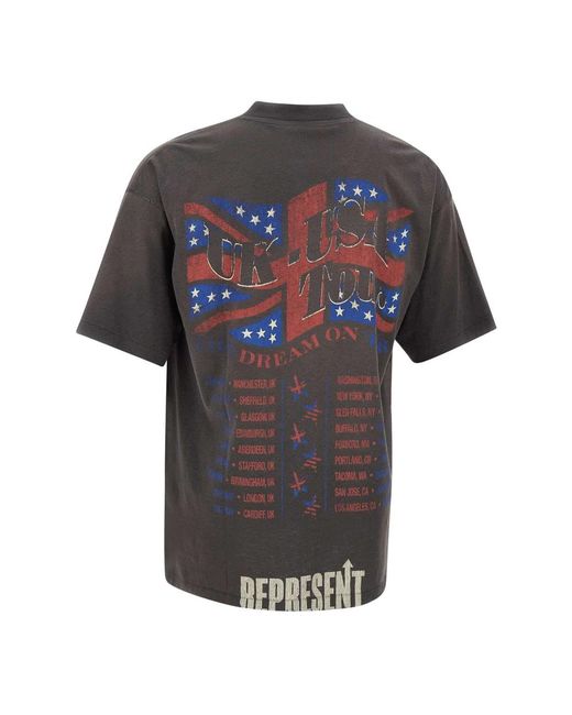 Represent Black T-Shirts for men