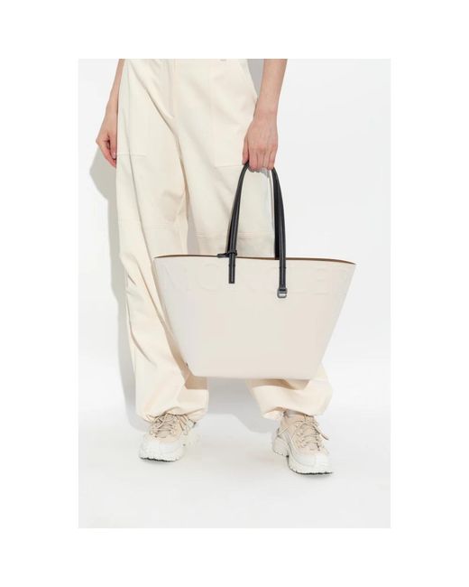 Moncler Natural Tote Bags