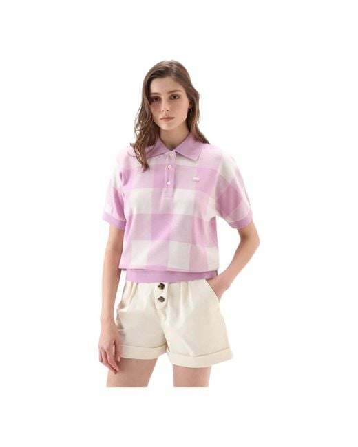 Woolrich Pink Polo Shirts