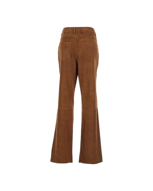 Wide Trousers Ba&sh de color Brown