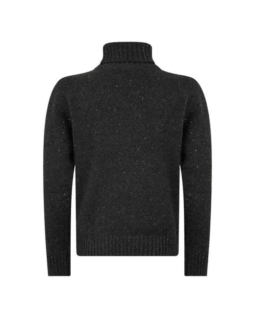 Moorer Black Turtlenecks for men