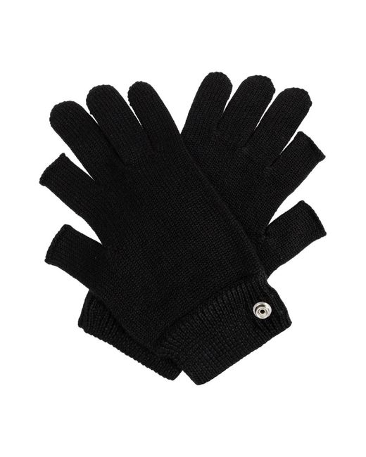 Gloves di Rick Owens in Black da Uomo