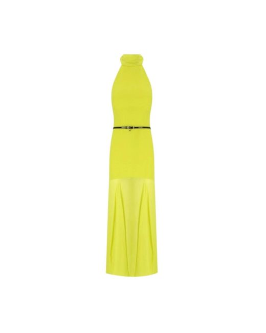 Elisabetta Franchi Yellow Maxi Dresses