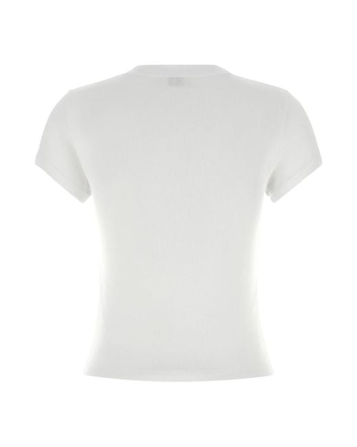 Saint Laurent White T-Shirts