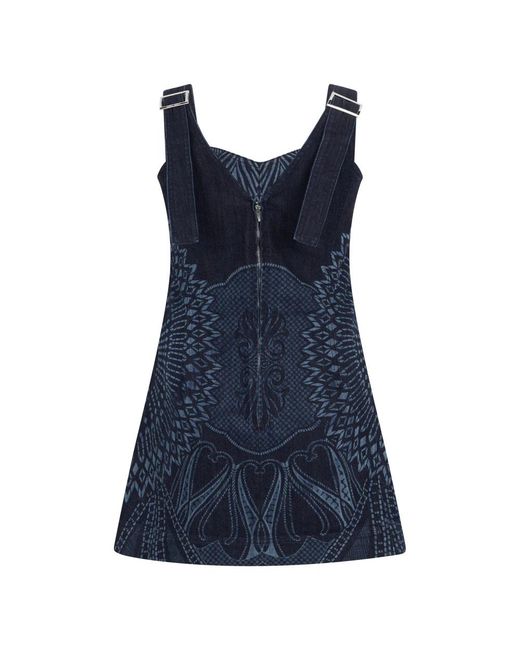 Alberta Ferretti Blue Short Dresses