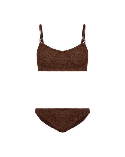Hunza G Brown Bikinis
