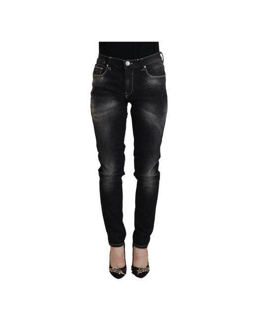 Acht Black Slim-Fit Jeans