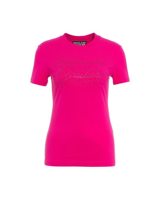 T-shirts Versace de color Pink