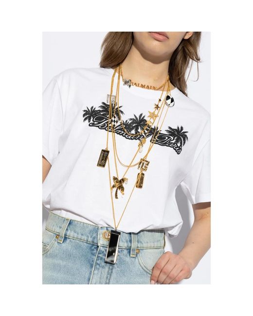 Necklaces Balmain de color Metallic
