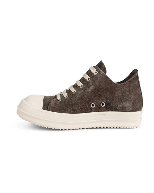 Rick Owens Brown Sneakers