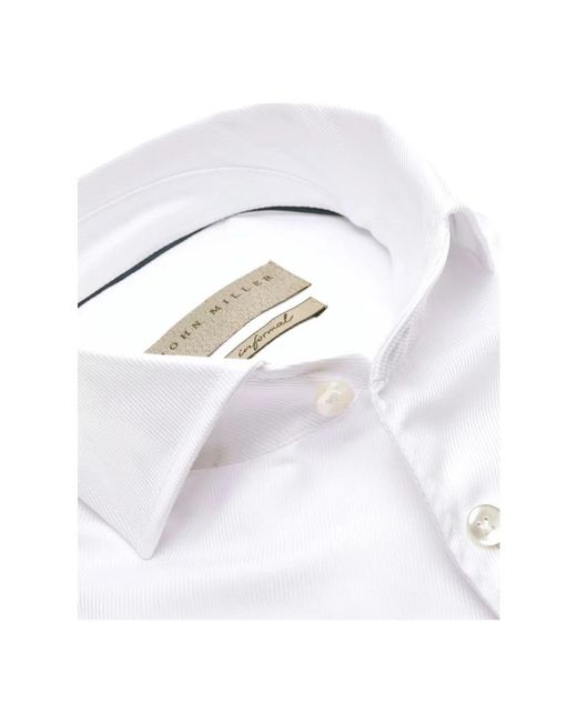 John Miller White Formal Shirts for men