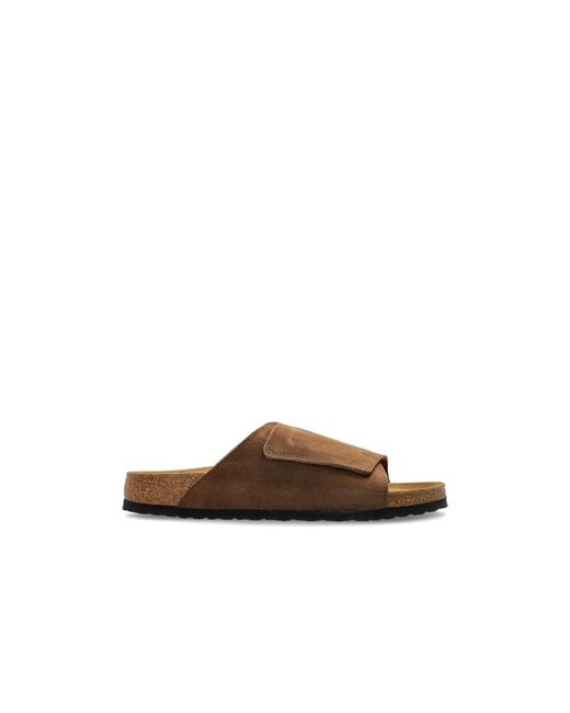Birkenstock Brown Sliders for men