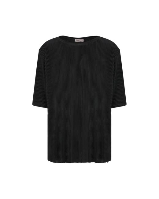Herno Overhemden ,Zwart ,Katoen Resort T-Shirt in het Black