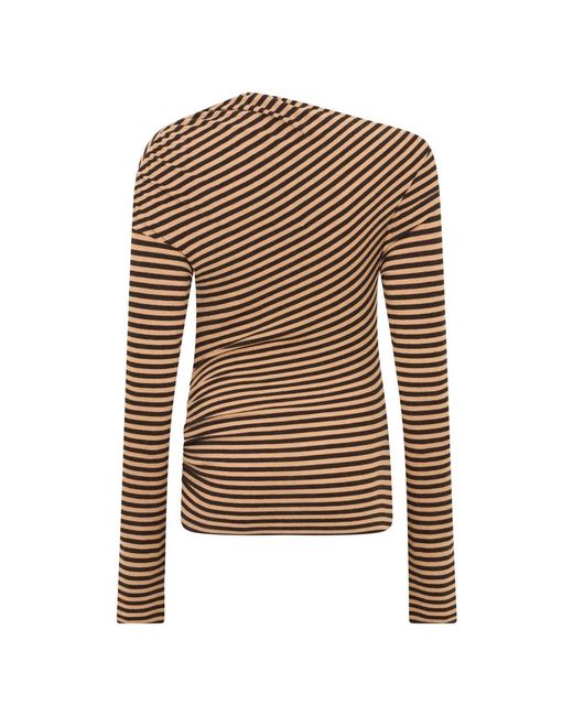 Pinko Brown Polo-Pullover