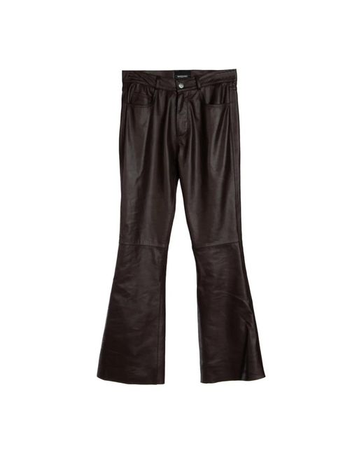 Simonetta Ravizza Black Wide Trousers