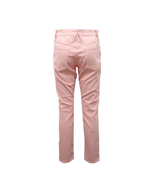 CYCLE Pink Slim Fit Jeans