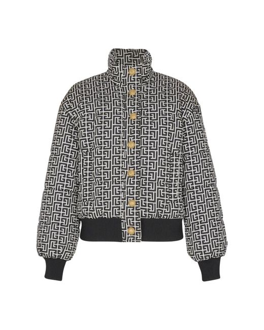 Balmain Gewatteerd Jack in het Gray