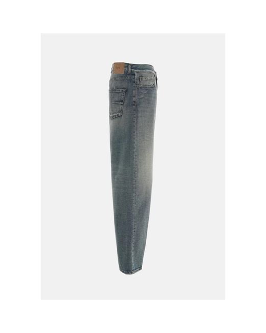 Grifoni Gray Wide Jeans for men