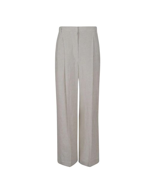 Wide Trousers Brunello Cucinelli de color Gray