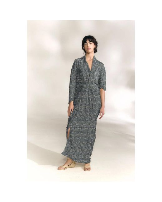 Cortana Gray Maxi Dresses