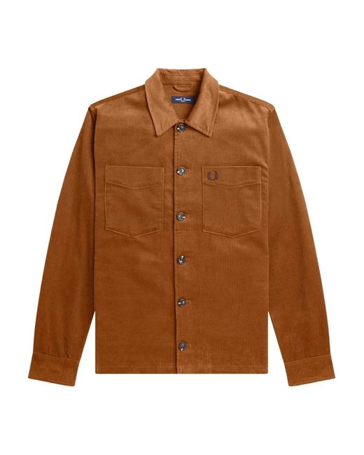 Fred Perry Brown Light Jackets for men