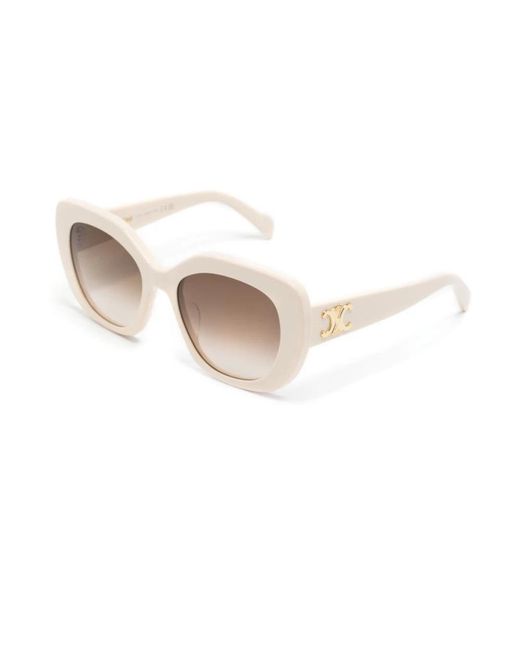 Céline White Sunglasses