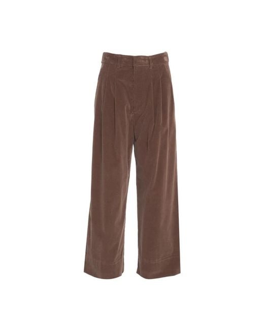 Dondup Women's Brown Wide Pants