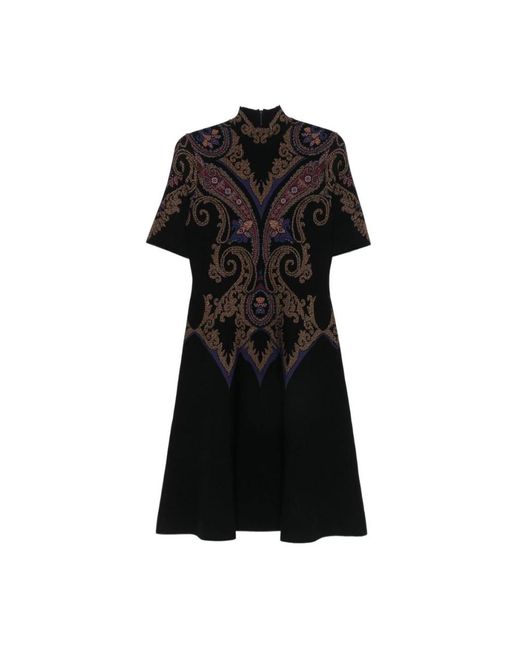 Etro Black Midi Dresses